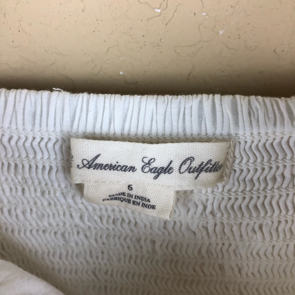 American Eagle Womens Dress, White Lace Size 6 - Picture 5 of 8